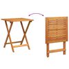 vidaXL Ensemble bistrot 3 pcs Marron Bois d'acacia massif