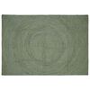vidaXL Tapis de surface Vert olive 200 x 290 cm Jute