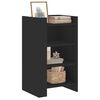 vidaXL Buffet noir 45x35x75 cm bois d&rsquo;ing&eacute;nierie