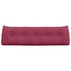 vidaXL Coussin de Dos Bordeaux 160 x 24 x 50 cm Velours