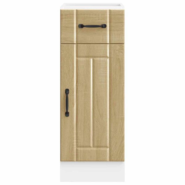 vidaXL Armoire de cuisine Lucca ch&ecirc;ne sonoma bois ing&eacute;nierie