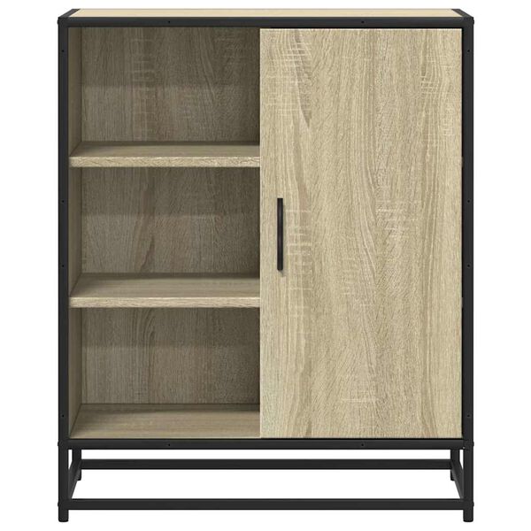 vidaXL Buffet ch&ecirc;ne sonoma 62x35x76 cm bois d'ing&eacute;nierie