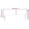 vidaXL Têtes de lit 2 pcs Rose 80x5x78/88 cm Velours