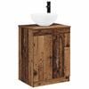 vidaXL Ensemble de mobilier de salle de bain Bois ancien