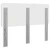 vidaXL T&ecirc;te de lit Gris Sonoma 100 cm Bois d'ing&eacute;nierie