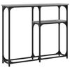 vidaXL Table console sonoma gris 90x22,5x75 cm bois d'ing&eacute;nierie