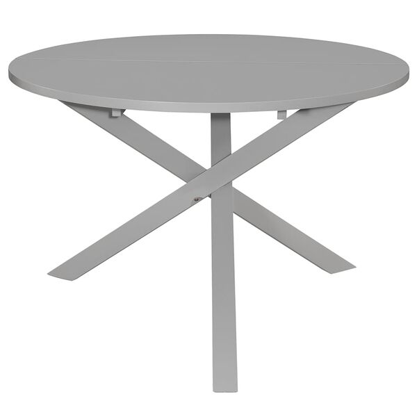 vidaXL Mobilier de salle &agrave; manger 5 pcs MDF Gris