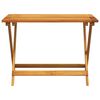 vidaXL Table pliable de jardin 90x52,5x65 cm bois d'acacia solide