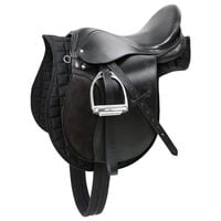 Kerbl Haflinger Selle en cuir Noir 32285