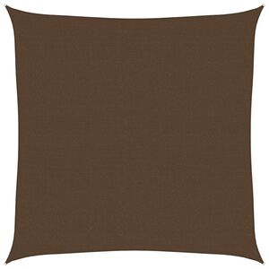 vidaXL Voile d'ombrage 160 g/m&sup2; Marron 7x7 m PEHD