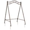 vidaXL Cadre de balan&ccedil;oire Marron ancien 113 x 121,5 x 168 cm Acier