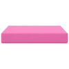 vidaXL Coussin de canap&eacute; d'ext&eacute;rieur Rose 60 x 60 x 8 cm Polyester