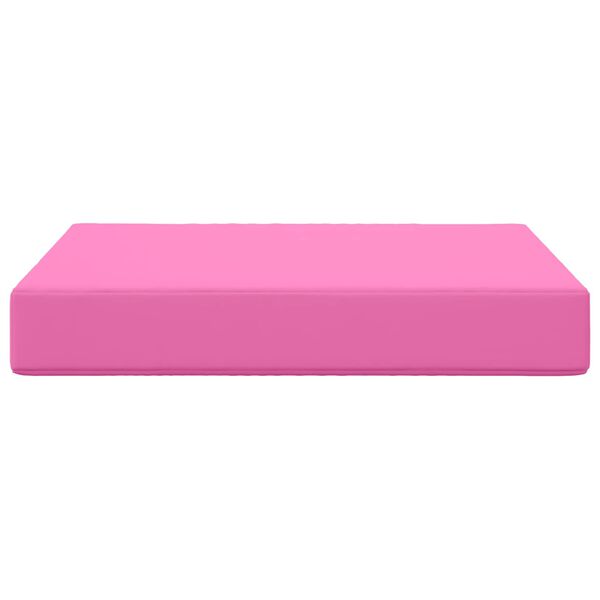vidaXL Coussin de canap&eacute; d'ext&eacute;rieur Rose 60 x 60 x 8 cm Polyester