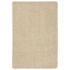 vidaXL Tapis shaggy antid&eacute;rapant Cr&egrave;me 140x200 cm