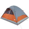 vidaXL Tente familiale &agrave; d&ocirc;me 6 personnes orange imperm&eacute;able