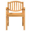 vidaXL Ensemble &agrave; manger de jardin 5pcs Bois de teck massif