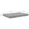 vidaXL Coussins de plancher de palette lot de 7 Gris Coton