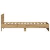 vidaXL Cadre de lit Ch&ecirc;ne artisanal 90 x 190 cm Bois d'ing&eacute;nierie