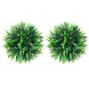vidaXL Boules de buis artificielles avec lumi&egrave;res LED 2 pcs vert 30 cm