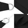 vidaXL Voile de parasol tissu oxford carr&eacute; 2x2 m noir