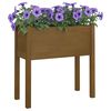 vidaXL Jardini&egrave;re Marron miel 70x31x70 cm Bois de pin massif