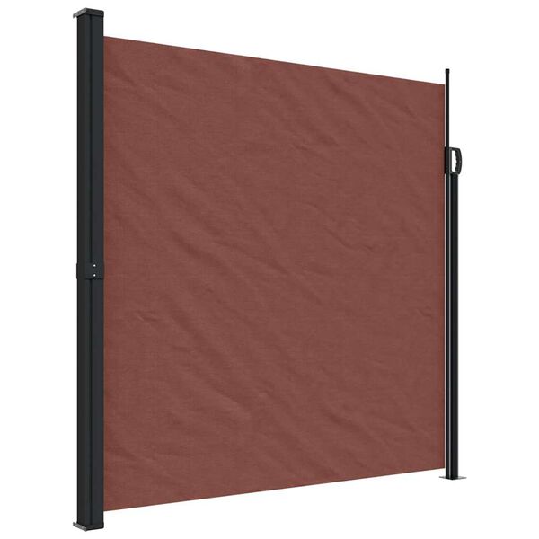 vidaXL Auvent lat&eacute;ral r&eacute;tractable marron 200x300 cm