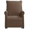 vidaXL Fauteuil Marron Tissu
