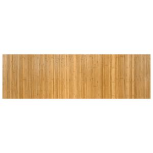 vidaXL Tapis rectangulaire naturel 60x200 cm bambou