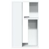 vidaXL Table d'appoint blanc 35x35x60 cm bois d&rsquo;ing&eacute;nierie