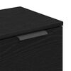 vidaXL Buffet avec tiroir Ch&ecirc;ne noir 60 x 30 x 70 cm Bois d'ing&eacute;nierie