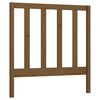 vidaXL T&ecirc;te de lit Marron miel 96x4x100 cm Bois massif de pin