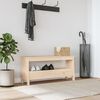 vidaXL Banc d'entr&eacute;e 100x28x45 cm Bois massif Pin
