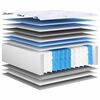 vidaXL Matelas &agrave; ressorts ensach&eacute;s moyen 100x200 cm