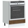 vidaXL Armoire &agrave; four Porto ch&ecirc;ne marron bois d'ing&eacute;nierie