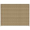 vidaXL Bo&icirc;te de rangement de jardin m&eacute;lange beige 984L r&eacute;sine tress&eacute;e