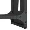 vidaXL Portant de bois chauffage noir 40x30x80 cm