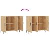 vidaXL Buffet ch&ecirc;ne sonoma 90x34x80 cm bois d'ing&eacute;nierie