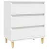 vidaXL Buffet Blanc 60x35x70 cm Bois d'ing&eacute;nierie