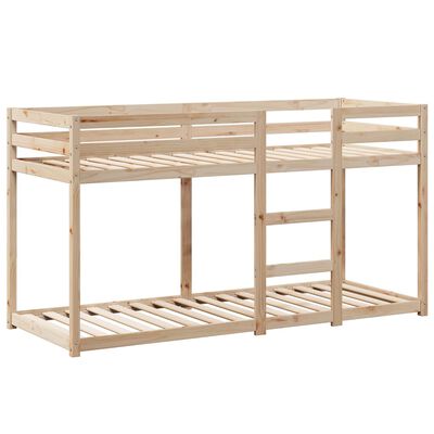 vidaXL Lit superposé sans matelas 75x190 cm bois de pin massif