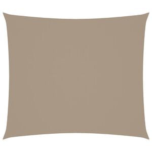 vidaXL Voile de parasol tissu oxford rectangulaire 2x2,5 m taupe