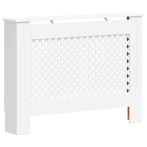 vidaXL Cache-radiateurs 2 pcs Blanc 112x19x81,5 cm MDF