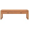 vidaXL Meuble TV 120x40x45 cm Bois de teck solide