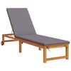 vidaXL Transat 3 pcs Marron Bois d'Acacia Massif