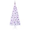 vidaXL Sapin de No&euml;l artificiel avec 300 LED Blanc 180 cm PVC et Acier