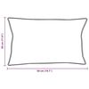 vidaXL Oreiller avec oreiller 2 pcs Blanc 30 x 50 cm Coton
