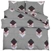 vidaXL Ensemble de housse de couette multicolore 200x200 cm coton