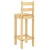 vidaXL Chaises de bar lot de 2 bois de pin solide