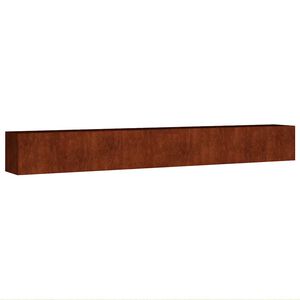 vidaXL Lit sur&eacute;lev&eacute; de jardin 360x40x40 cm acier corten