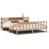 vidaXL Lit biblioth&egrave;que sans matelas 200x200 cm bois massif de pin