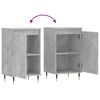 vidaXL Buffet gris b&eacute;ton 40x35x70 cm bois d'ing&eacute;nierie
